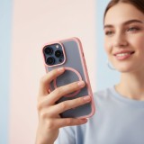 Zadní kryt FLEXLINE MAG COVER Case compatible with MagSafe pro Apple iPhone 16 Pro, růžová