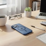 Zadní kryt FLEXLINE MAG COVER Case compatible with MagSafe pro Apple iPhone 17 Pro Max, tmavě modrá