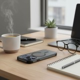 Zadní kryt FLEXLINE MAG COVER Case compatible with MagSafe pro Apple iPhone 16, černá