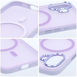 Zadní kryt FLEXLINE MAG COVER Case compatible with MagSafe pro Apple iPhone 17, fialová