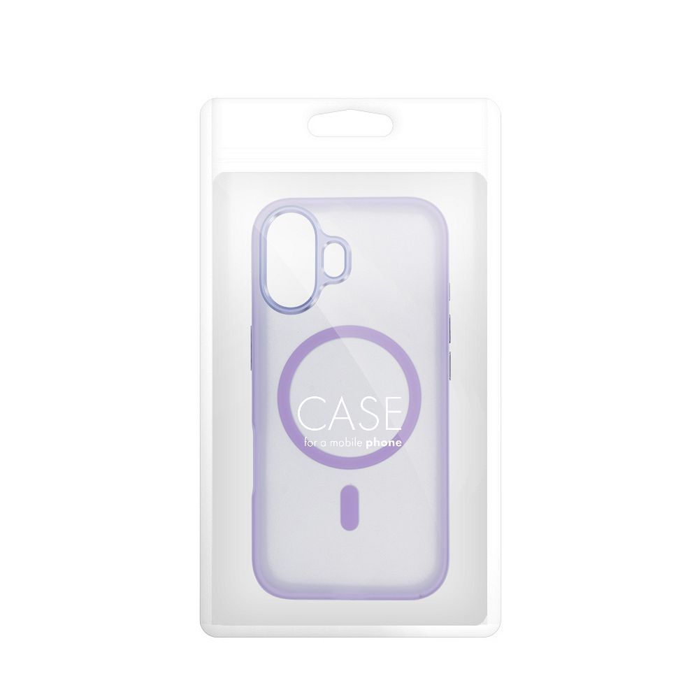 Zadní kryt FLEXLINE MAG COVER Case compatible with MagSafe pro Apple iPhone 17, fialová