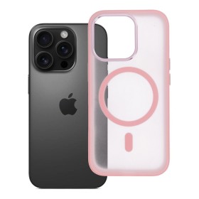Zadní kryt FLEXLINE MAG COVER Case compatible with MagSafe pro Apple iPhone 16 Pro Max, růžová