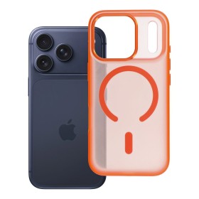 Zadní kryt FLEXLINE MAG COVER Case compatible with MagSafe pro Apple iPhone 17 Pro Max, oranžová