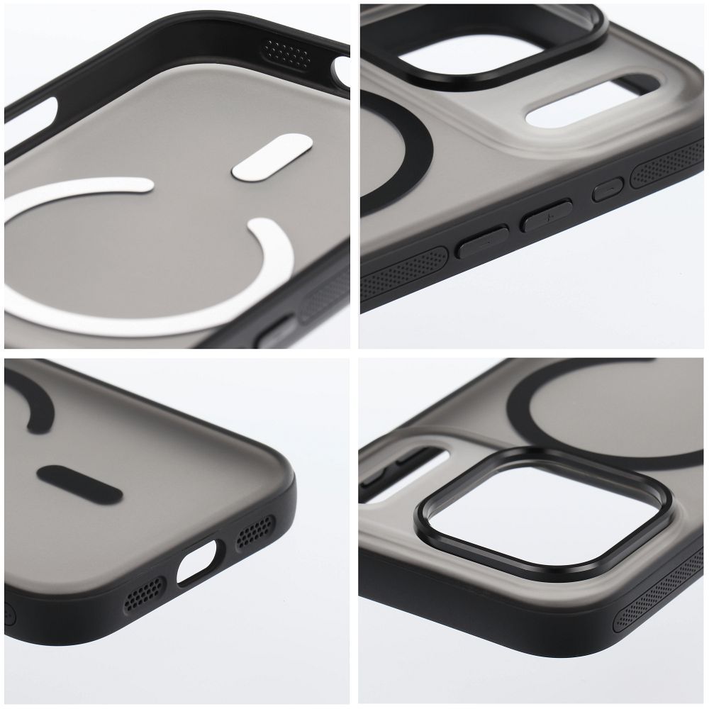 Zadní kryt FLEXLINE MAG COVER Case compatible with MagSafe pro Apple iPhone 17 Pro, černá