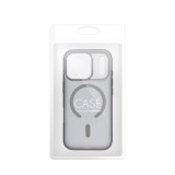 Zadní kryt FLEXLINE MAG COVER Case compatible with MagSafe pro Apple iPhone 16 Pro Max, šedá