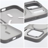 Zadní kryt FLEXLINE MAG COVER Case compatible with MagSafe pro Apple iPhone 16 Pro Max, šedá
