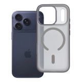 Zadní kryt FLEXLINE MAG COVER Case compatible with MagSafe pro Apple iPhone 16 Pro Max, šedá