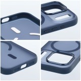 Zadní kryt FLEXLINE MAG COVER Case compatible with MagSafe pro Apple iPhone 16, tmavě modrá