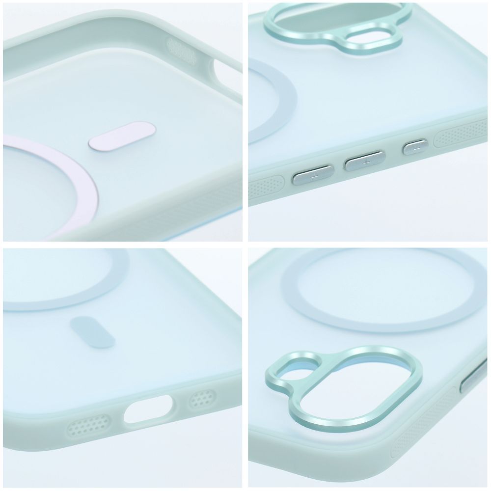 Zadní kryt FLEXLINE MAG COVER Case compatible with MagSafe pro Apple iPhone 17, zelená