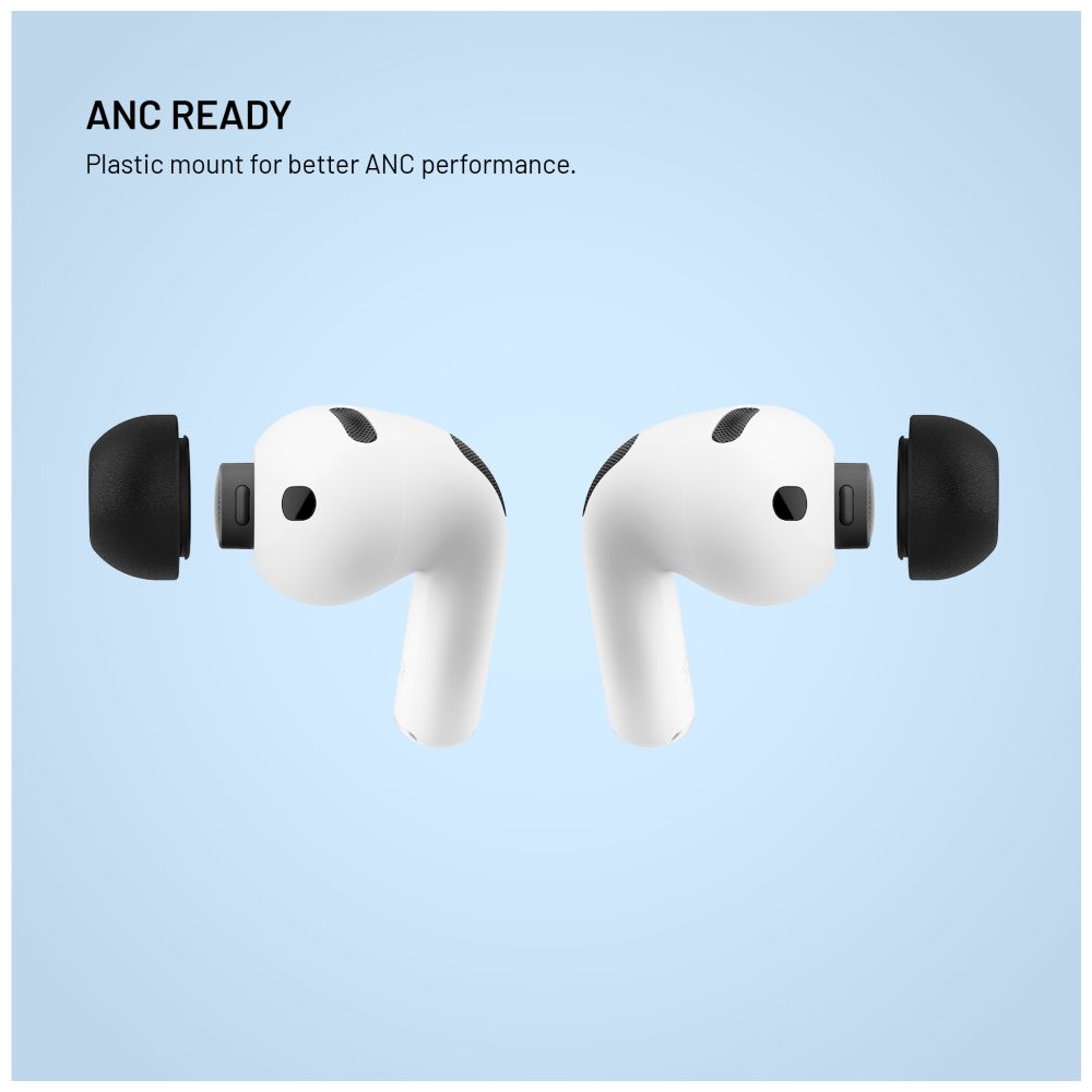 Špunty z paměťové pěny FIXED Plugs Pro pro Apple Airpods Pro 3, 2 sady, velikost M