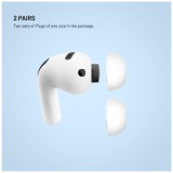 Silikonové špunty FIXED Plugs pro Apple Airpods Pro 3, 2 sady, velikost M