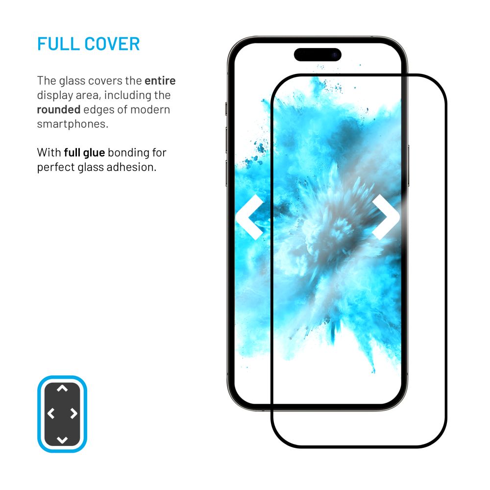 Tvrzené sklo FIXED Full-Cover s aplikátorem pro OnePlus 15, 2ks, černé