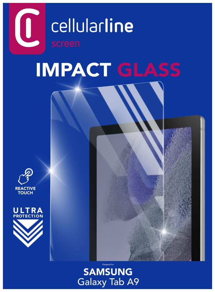 Tvrzené sklo Cellularline Glass pro Samsung Galaxy TAB A9 (2024)