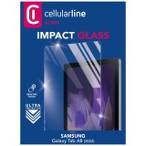 Ochranné tvrzené sklo Cellularline Glass pro Samsung Galaxy Tab A8 (2022)