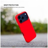 Zadní kryt FIXED MagFlow s podporou MagSafe pro Samsung Galaxy S26, červený