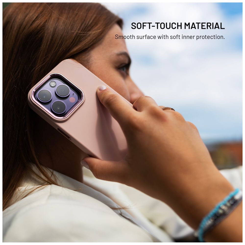 Zadní kryt FIXED MagFlow s podporou MagSafe pro Samsung Galaxy S26, růžový