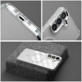 Case FRAME CLEAR HYBRID MAG COVER compatible with MagSafe for SAMSUNG S26 Plus transparent