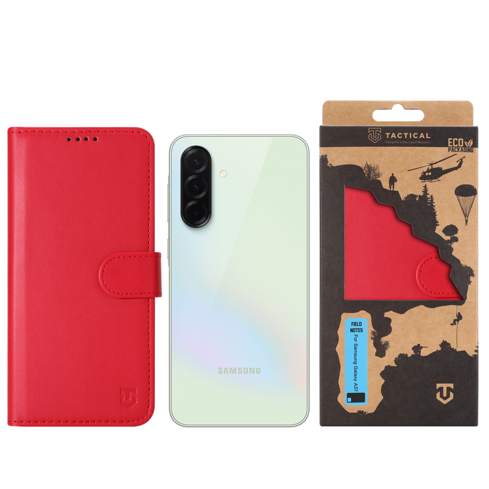 Tactical Field Notes pro Samsung Galaxy A37 Red