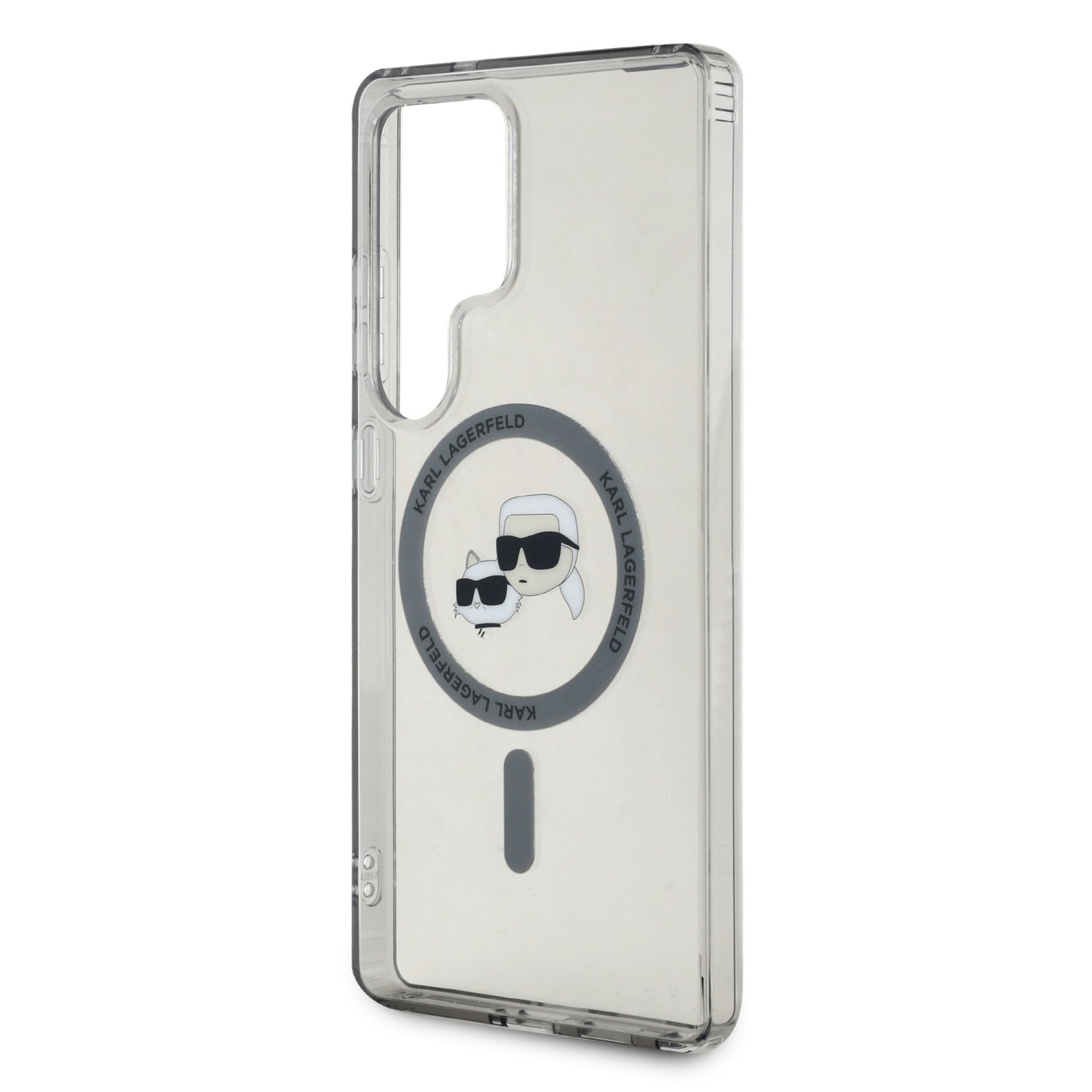 Karl Lagerfeld IML K&CH Heads MagSafe Zadní Kryt pro Samsung Galaxy S25 Ultra Black