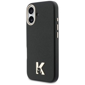 Zadní kryt KARL LAGERFELD case pro Apple iPhone 17 compatible with MagSafe KLHMP17S5PGFKHGK, black