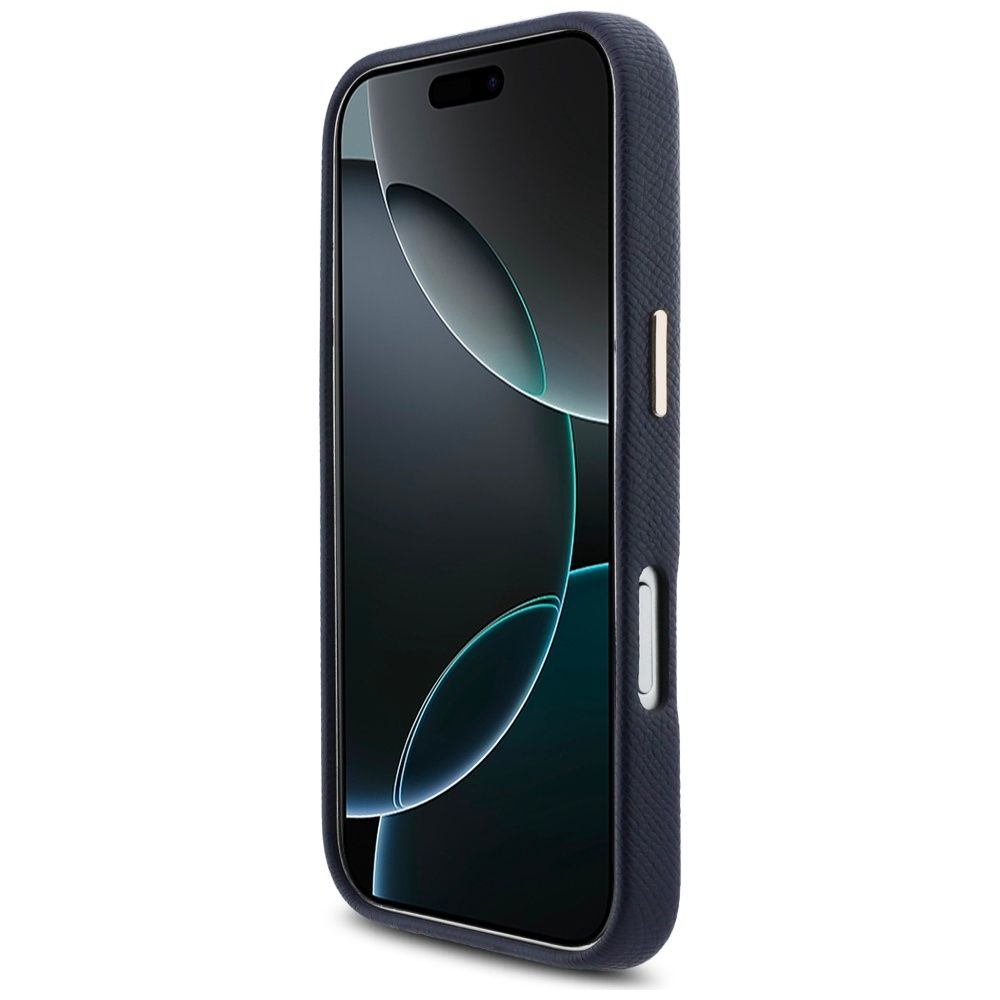 KARL LAGERFELD case for IPHONE 17 Pro Max compatible with MagSafe KLHMP17X5PGFKHGB (PU FW W/ KHead Logo) blue