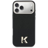 KARL LAGERFELD case for IPHONE 17 Pro Max compatible with MagSafe KLHMP17X5PGFKHGK (PU FW W/ KHead Logo) black
