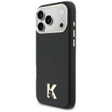 KARL LAGERFELD case for IPHONE 17 Pro Max compatible with MagSafe KLHMP17X5PGFKHGK (PU FW W/ KHead Logo) black