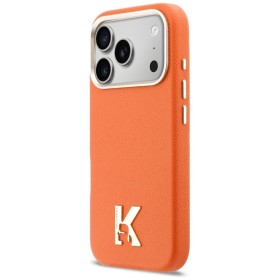 Zadní kryt KARL LAGERFELD case pro Apple iPhone 17 Pro compatible with MagSafe KLHMP17L5PGFKHGO, orange