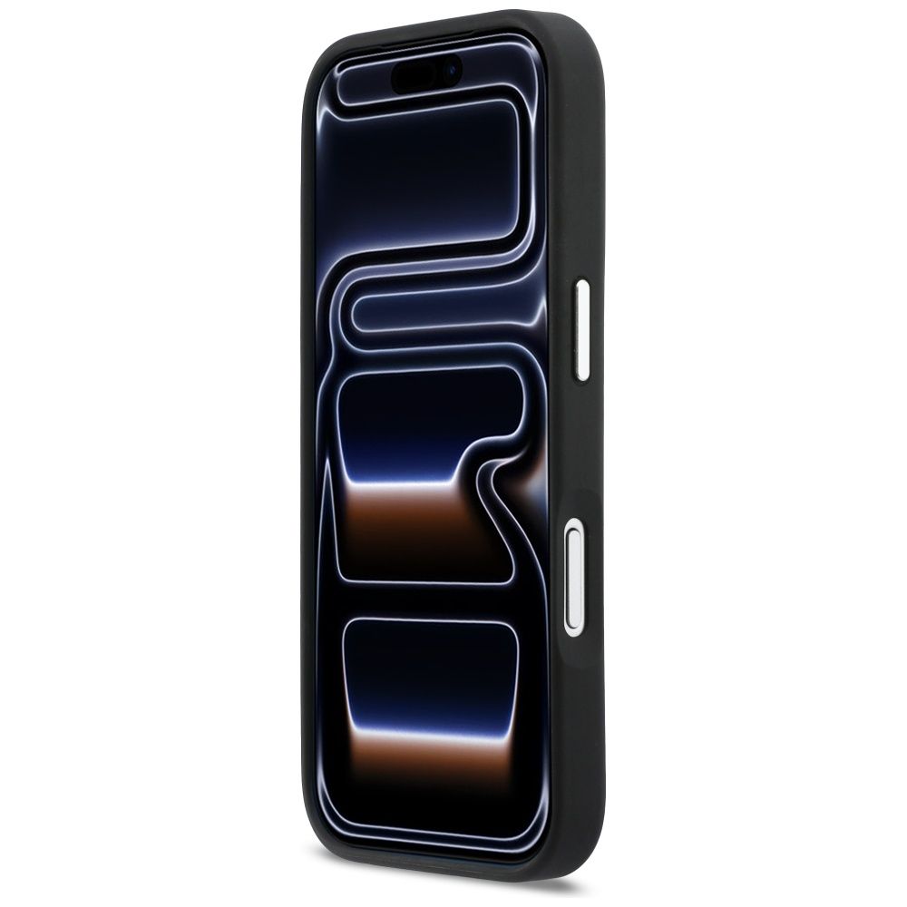 KARL LAGERFELD case for IPHONE 17 Pro Max KLHCP17X6PCSPKCK (PU W/ K&C Print & Pocket) black