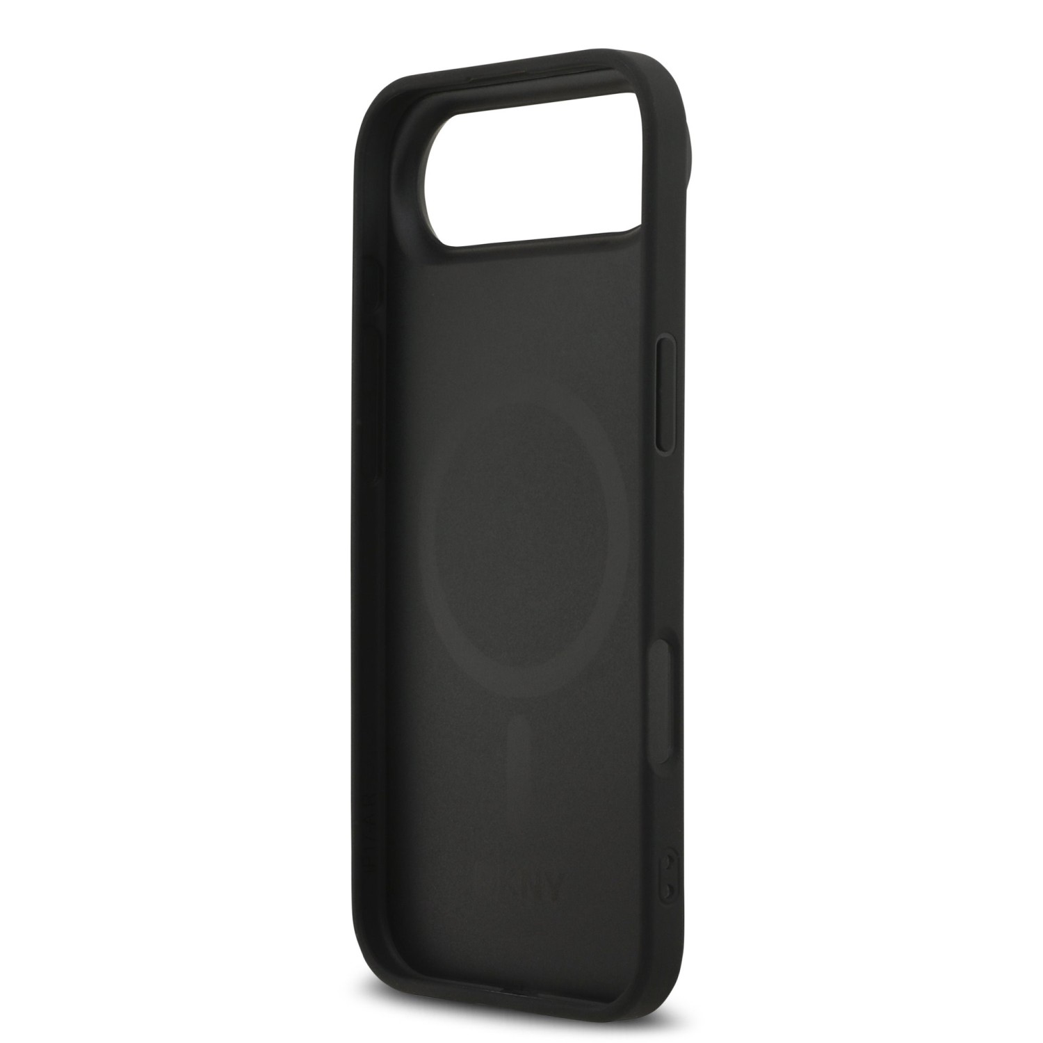 DKNY PU Leather Grid Pattern Magsafe Zadní Kryt pro iPhone Air Black