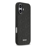 DKNY PU Leather Grid Pattern Magsafe Zadní Kryt pro iPhone 17 Black