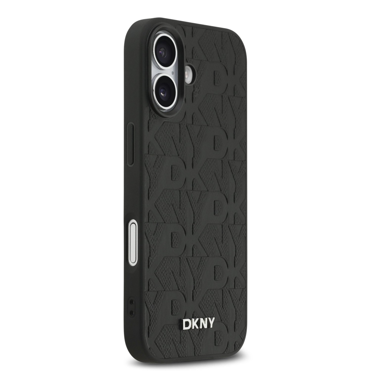 DKNY PU Leather Grid Pattern Magsafe Zadní Kryt pro iPhone 17 Black