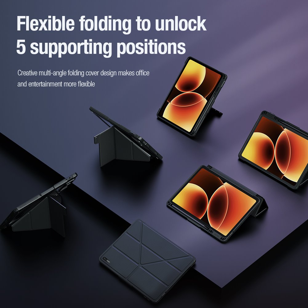 Nillkin Bumper PRO Protective Stand Case Multi-angle pro Xiaomi Pad 8/8 Pro Black