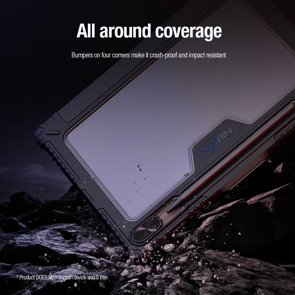 Nillkin Bumper PRO Protective Stand Case Multi-angle pro Samsung Galaxy Tab S9/S10 FE Black