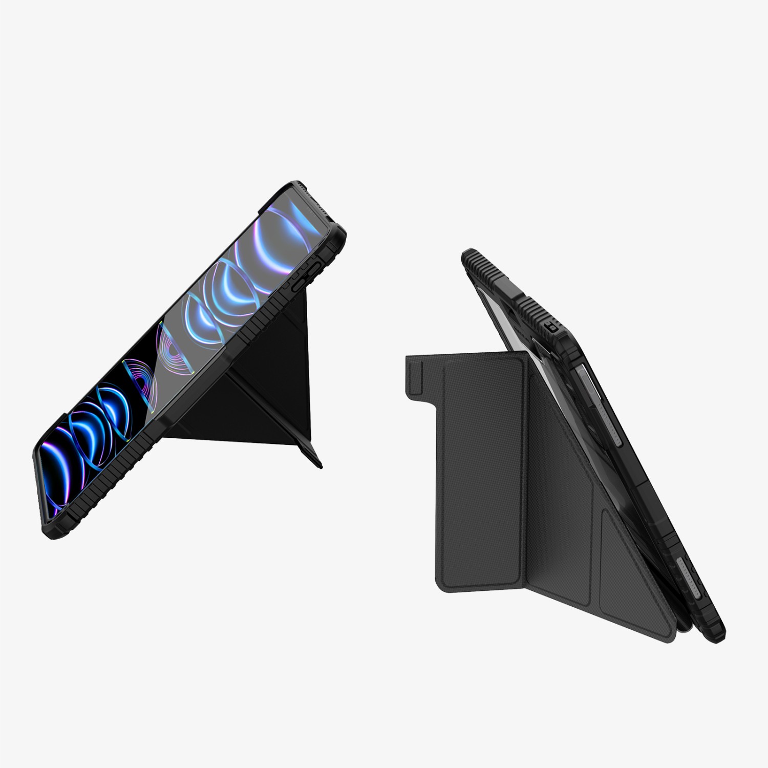 Nillkin Bumper PRO Protective Stand Case Multi-angle pro iPad Pro 13 2024 Black