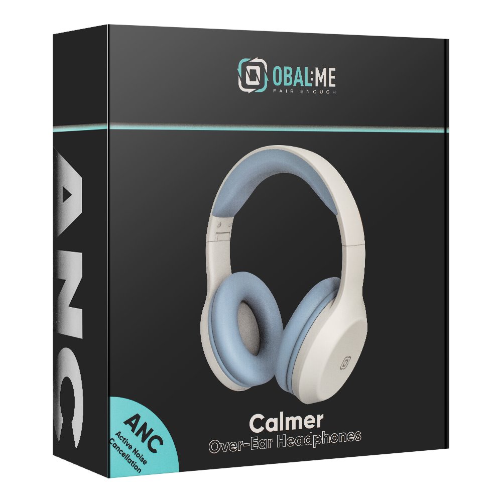 OBAL:ME Calmer Wireless Over-Ear ANC Sluchátka White