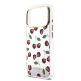 Guess PC/TPU Mirror Glitter Cherry MagSafe Zadní Kryt pro iPhone 17 Pro Max