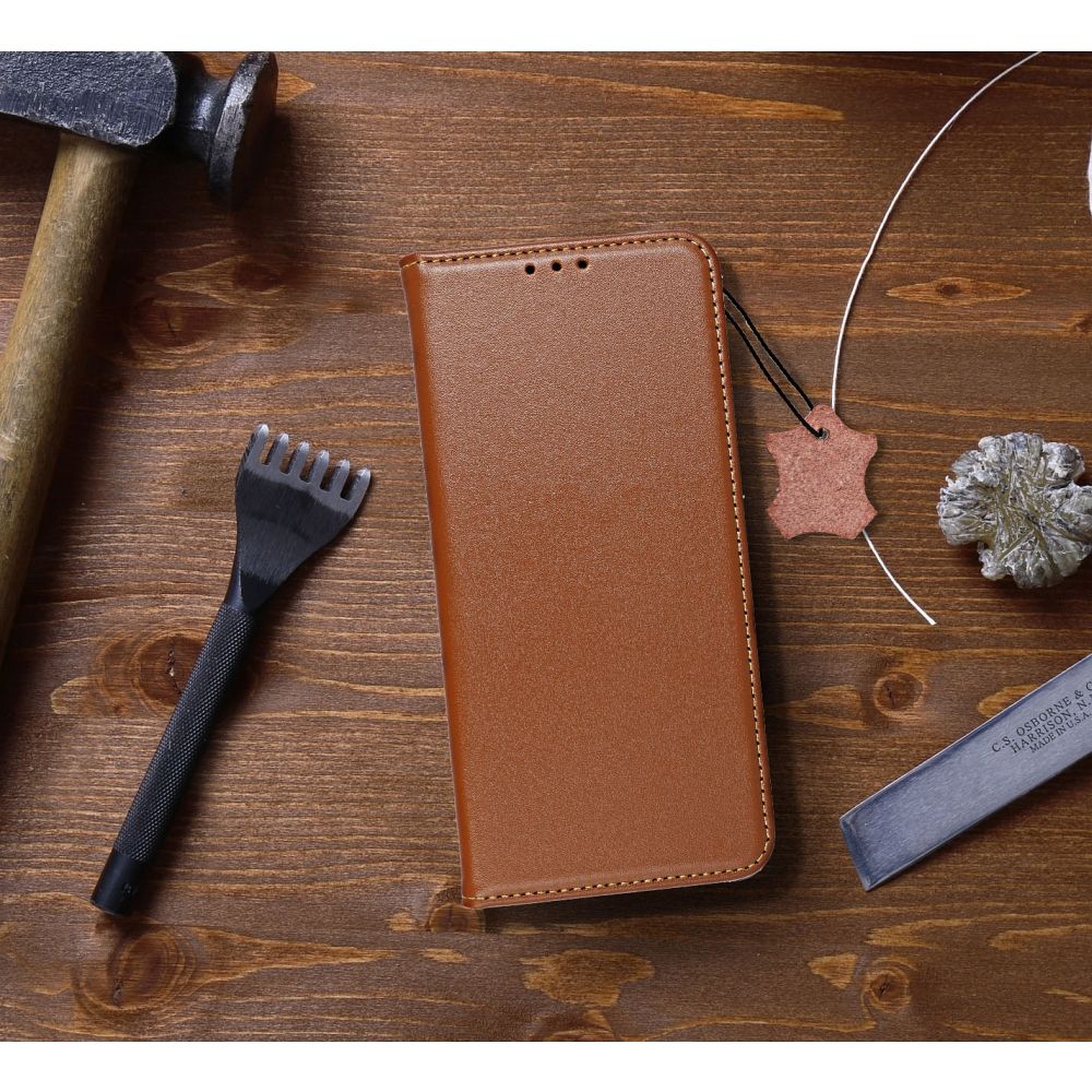 SMART PRO Book leather case for XIAOMI Redmi Note 15 PRO 5G brown