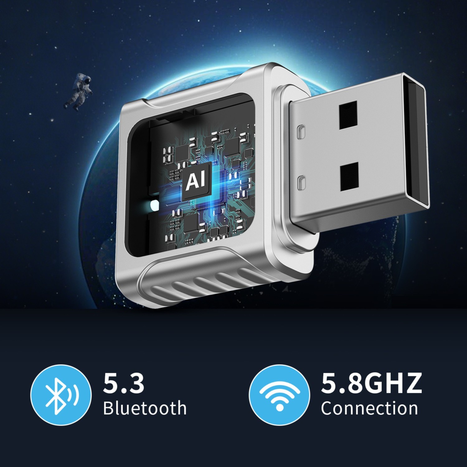 Bezdrátový Swissten Carlink Adapter - Apple Carplay / Android Auto