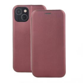 Flipové pouzdro Smart Diva pro Xiaomi Redmi Note 14 5G, vínová