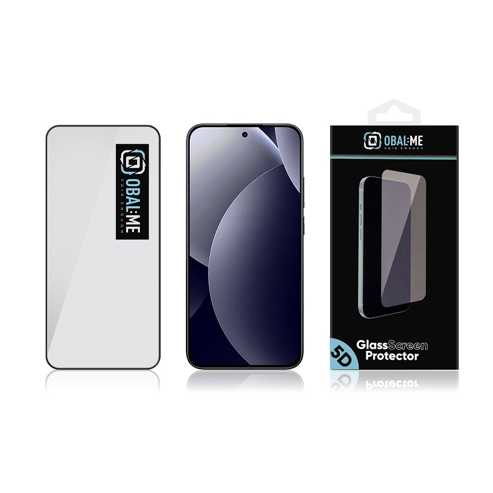 OBAL:ME 5D Tvrzené Sklo pro Xiaomi Redmi Note 15 Pro 5G Black