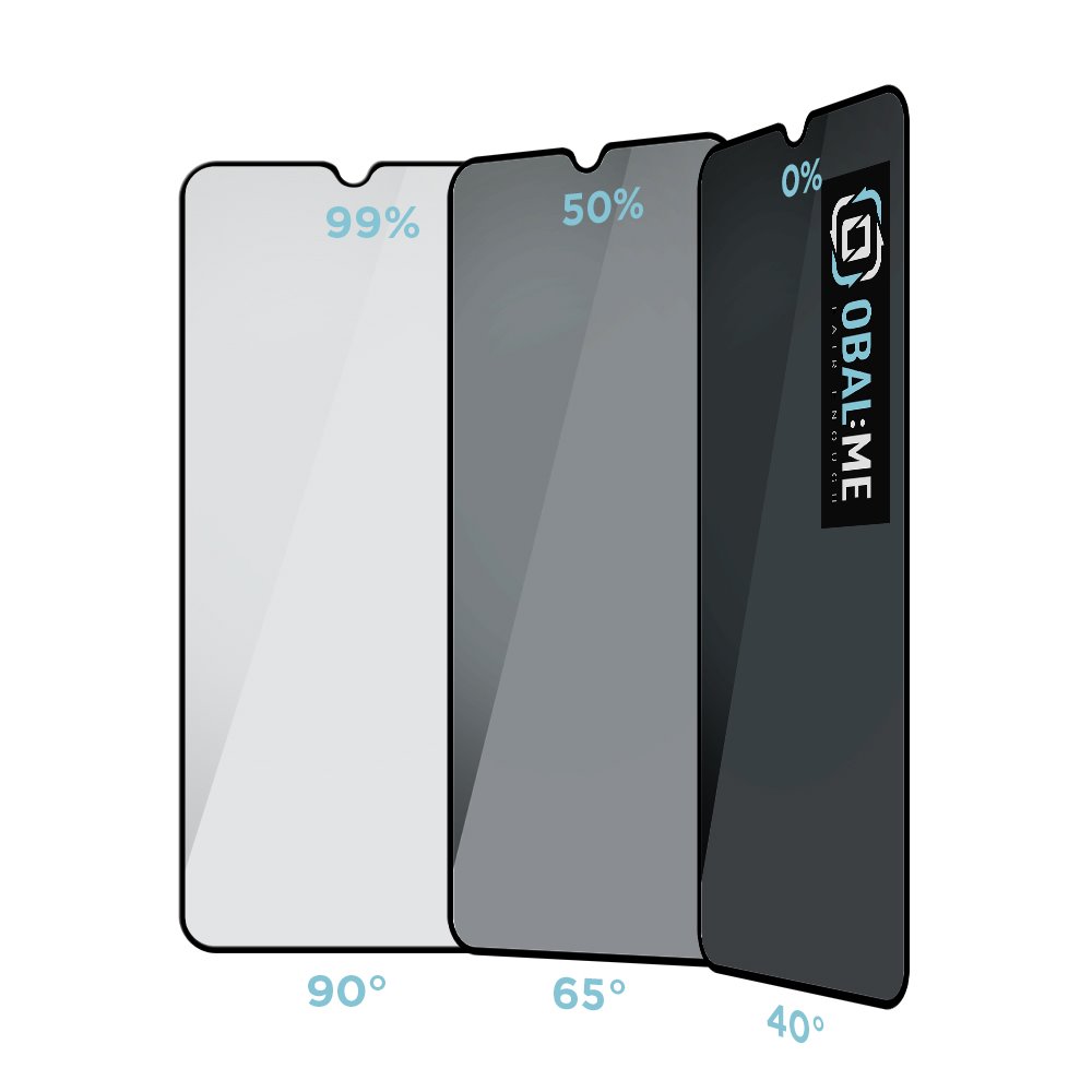 OBAL:ME Privacy 5D Tvrzené Sklo pro Samsung Galaxy A37 5G/A57 5G Black