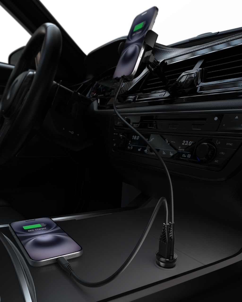 iPEAX CL-03, PD, 20W, USB-C + USB-A černá