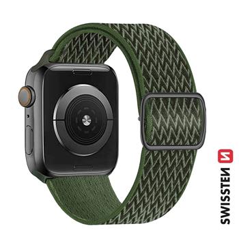 Swissten řemínek pro Apple Watch nylonový 38 / 40 / 41 mm, (se sponou)