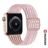 Swissten řemínek pro Apple Watch nylonový 38 / 40 / 41 mm, růžová (se sponou)