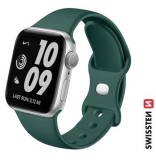 Swissten řemínek pro Apple Watch silikonový 38 / 40 / 41 mm, zelená