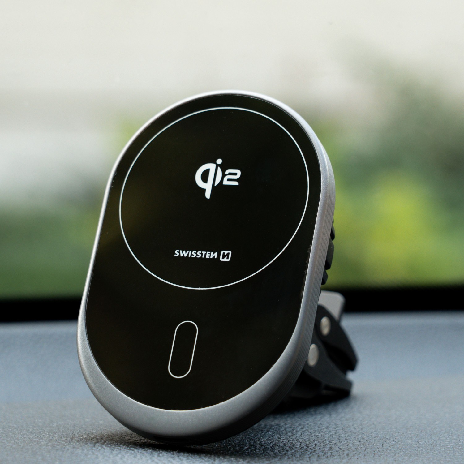 Magnetický držák do ventilace Swissten MagRide s bezdrátovým Qi2 15W nabíjením (kompatibilní s MagSafe)