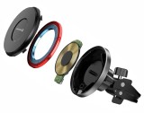 Magnetický držák do ventilace Swissten AirHold s bezdrátovým nabíjením (kompatibilní s MagSafe)