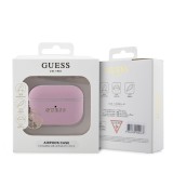 Guess Saffiano 4G Charm Pouzdro pro AirPods Pro 2 Pink