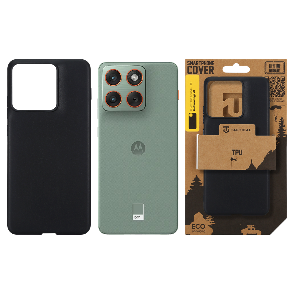 Tactical TPU Kryt pro Motorola Edge 70 Black